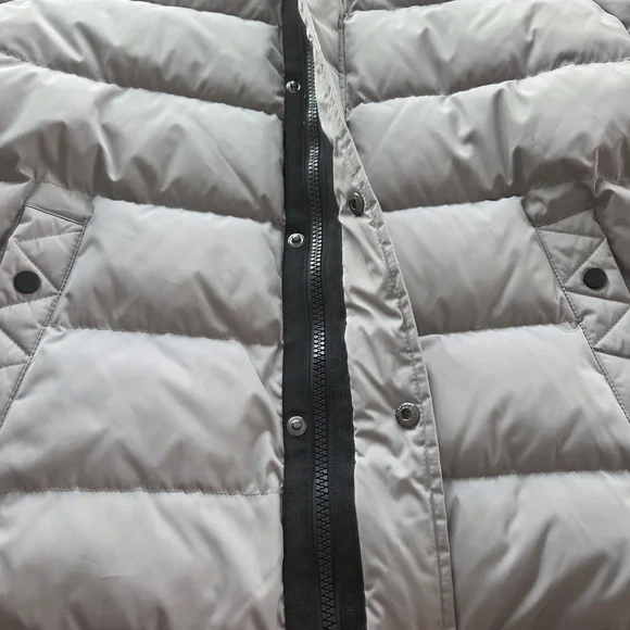 Guess Men's Gray Puffer Ski Snowboard Jacket NWOT Hooded XL Warm Cozy - Picture 4 of 12